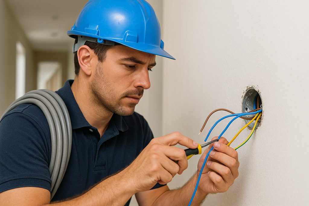 An Apprentice Electrician