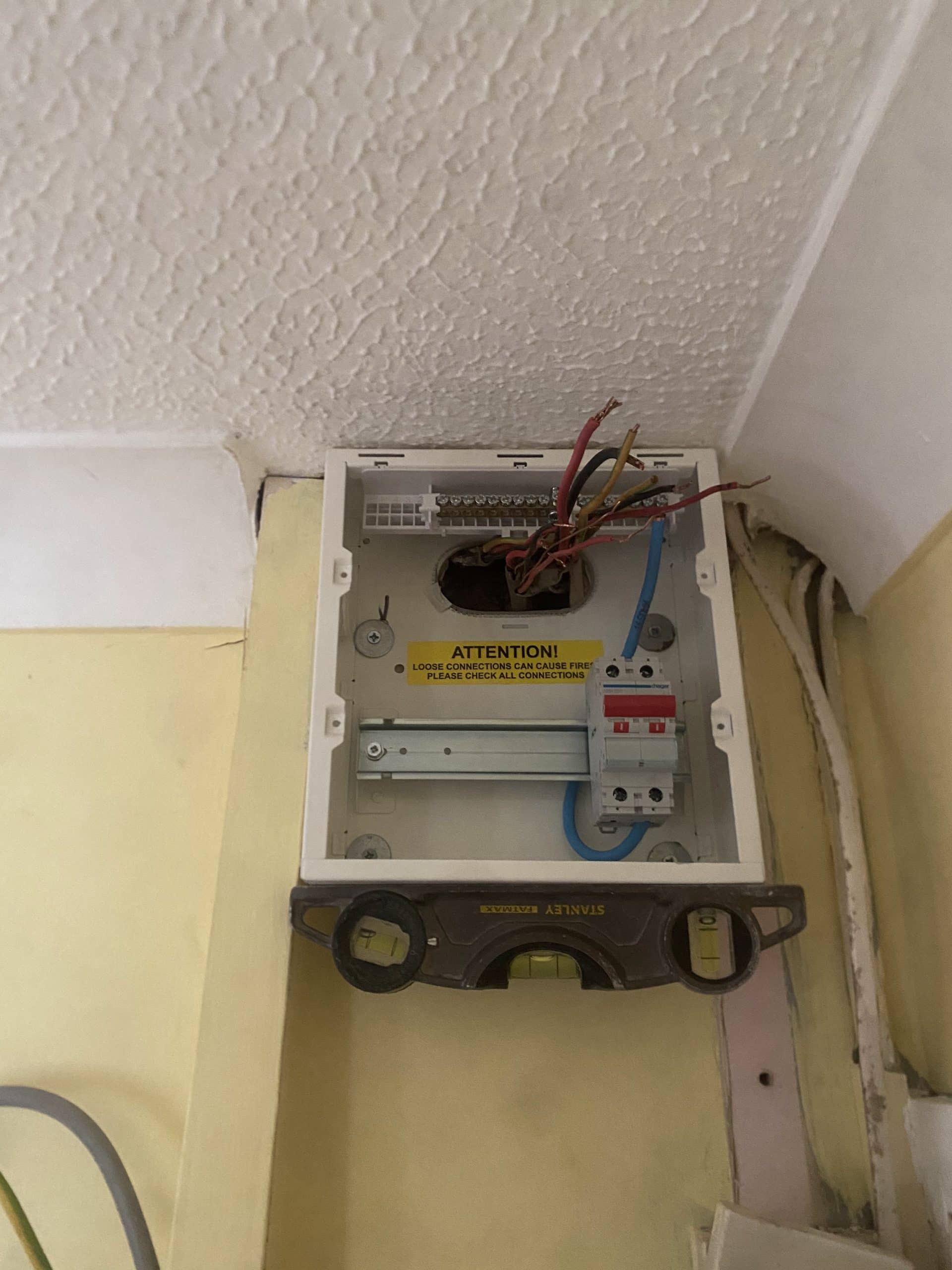 Consumer unit and eic for new house owner
